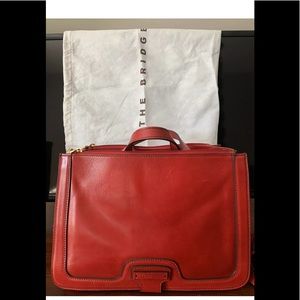 The Bridge Firenze Beautiful Red Leather Bag